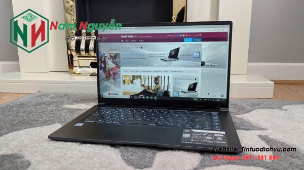 Review laptop MSI PS63 Modern thiết kế ấn tượng