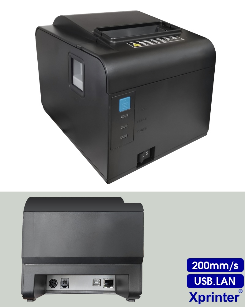 Máy in hóa đơn Xprinter A160MII (USB,LAN)